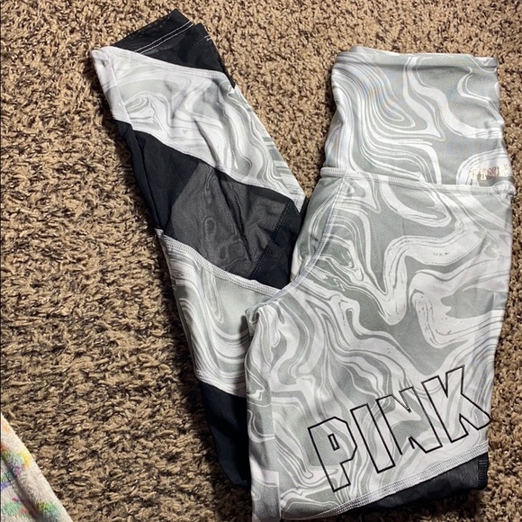 PINK Victoria's Secret Pants - MARBLE LEGGINGS VS
